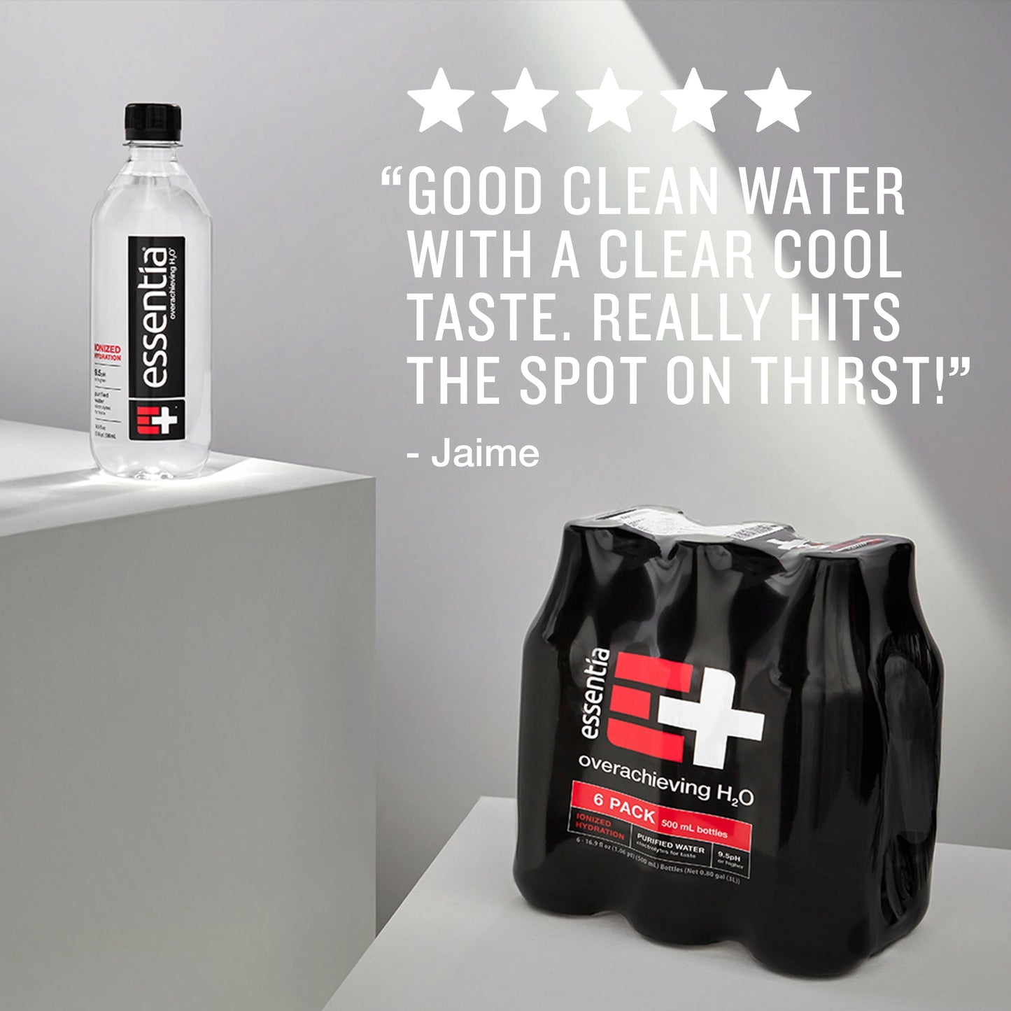 Essentia Ionized Alkaline Water, 500 mL Bottles, Pack of 6