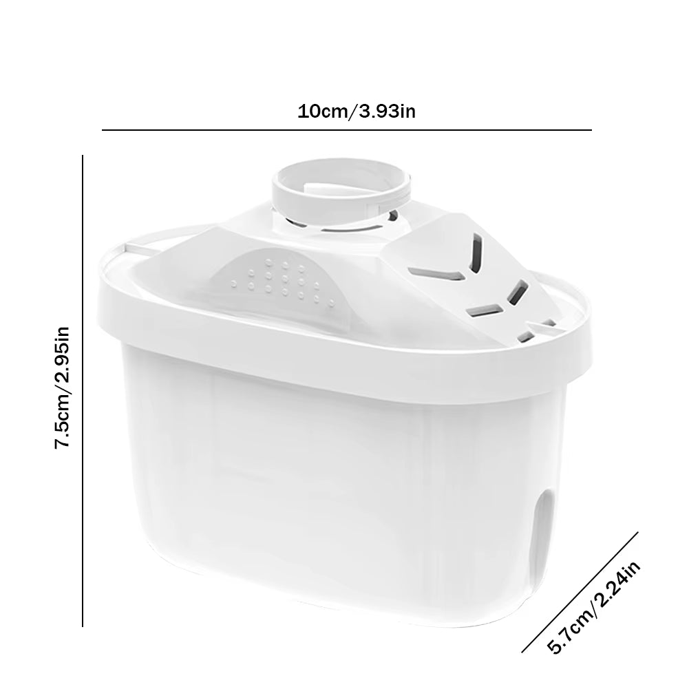 3.5L Activated Carbon Water Filter System with Replacement Cartridges for Household Use