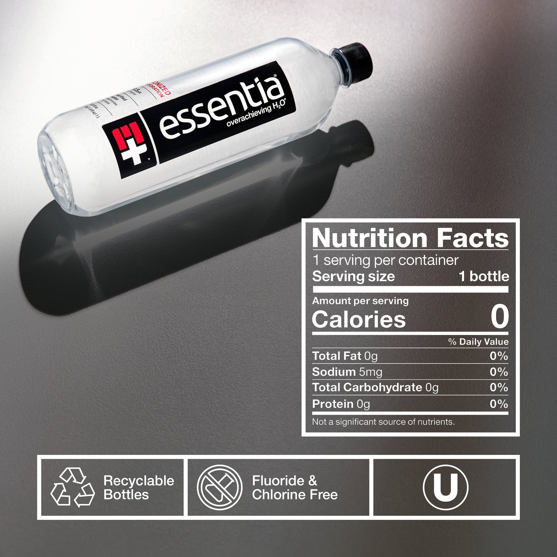 Essentia Ionized Alkaline Water, 500 mL Bottles, Pack of 6