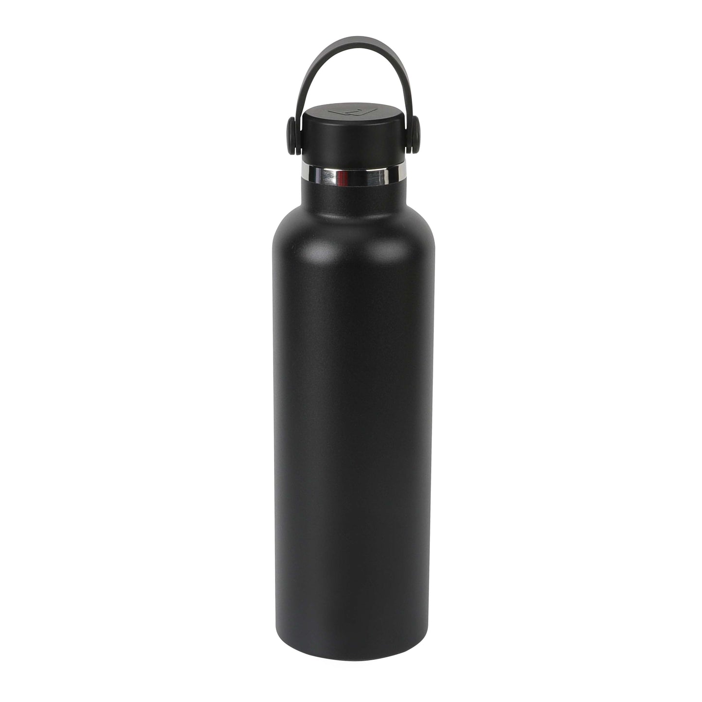 Ozark Trail 24 Oz Stainless Steel Water Bottle with Handle, Black
