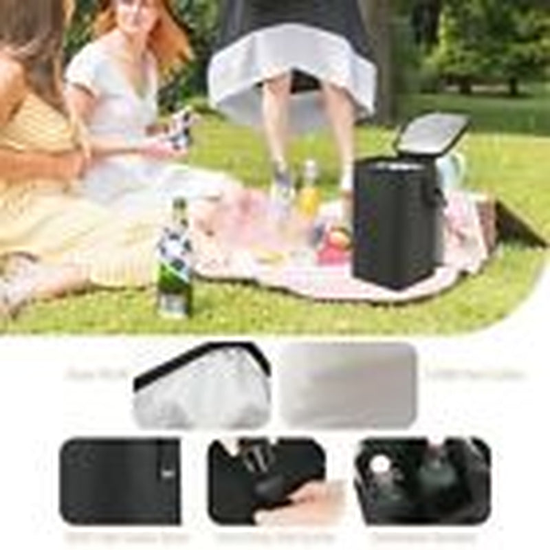 Beautyflier Flip Top Glass Bottles Carrying Bag, Hold 4 Bottles 16Oz/500Ml
