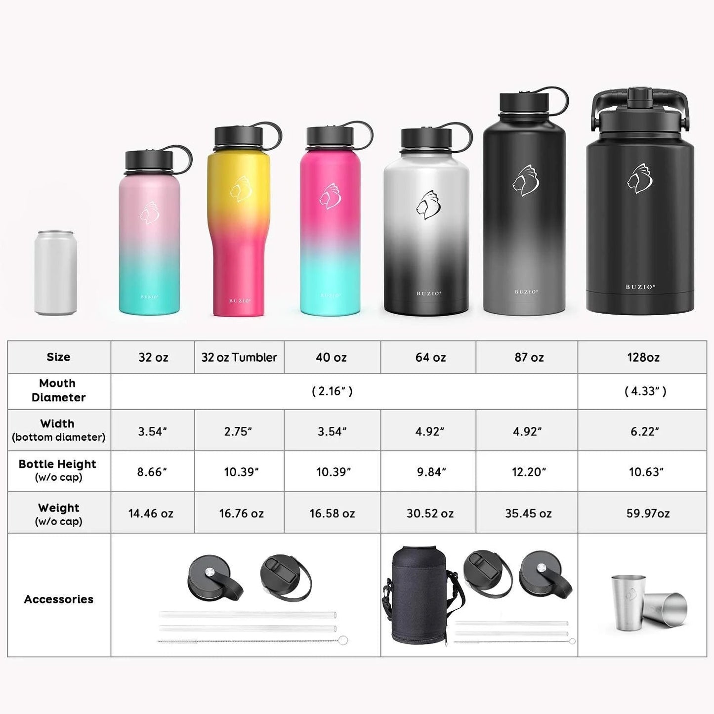 40 Oz Insulated Stainless Steel Water Bottle with Straw Lid and Flex Cap, Double Wall Vacuum Flask for Outdoor Sports and Travel