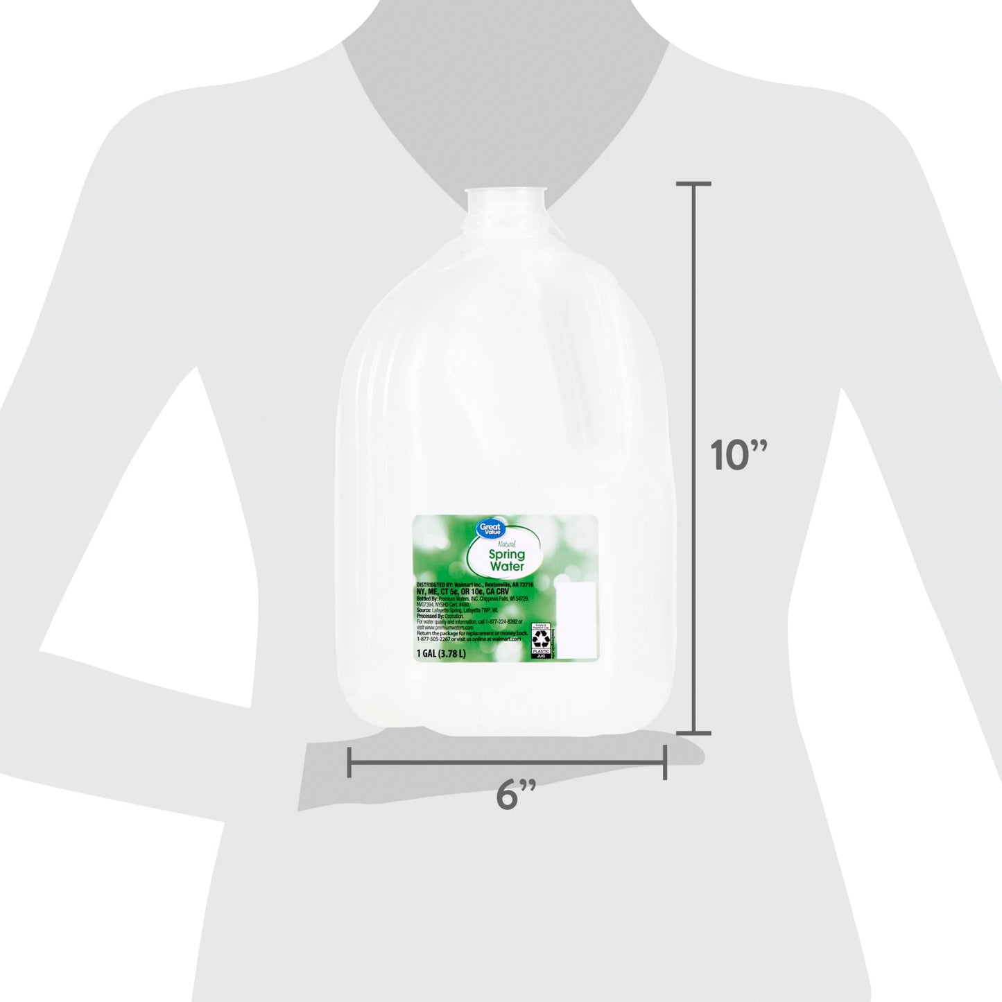 Great Value Spring Water, 1 Gallon