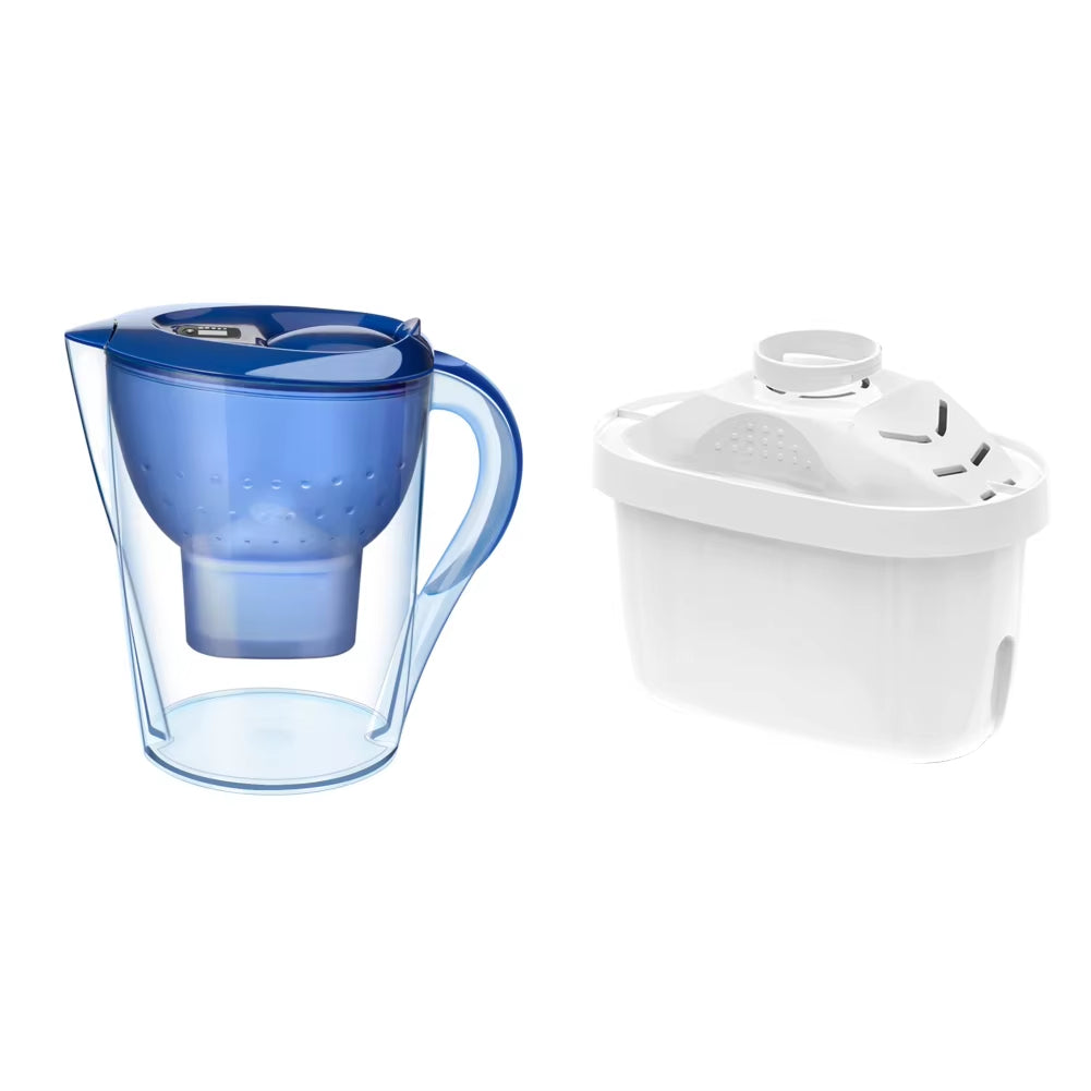 3.5L Activated Carbon Water Filter System with Replacement Cartridges for Household Use