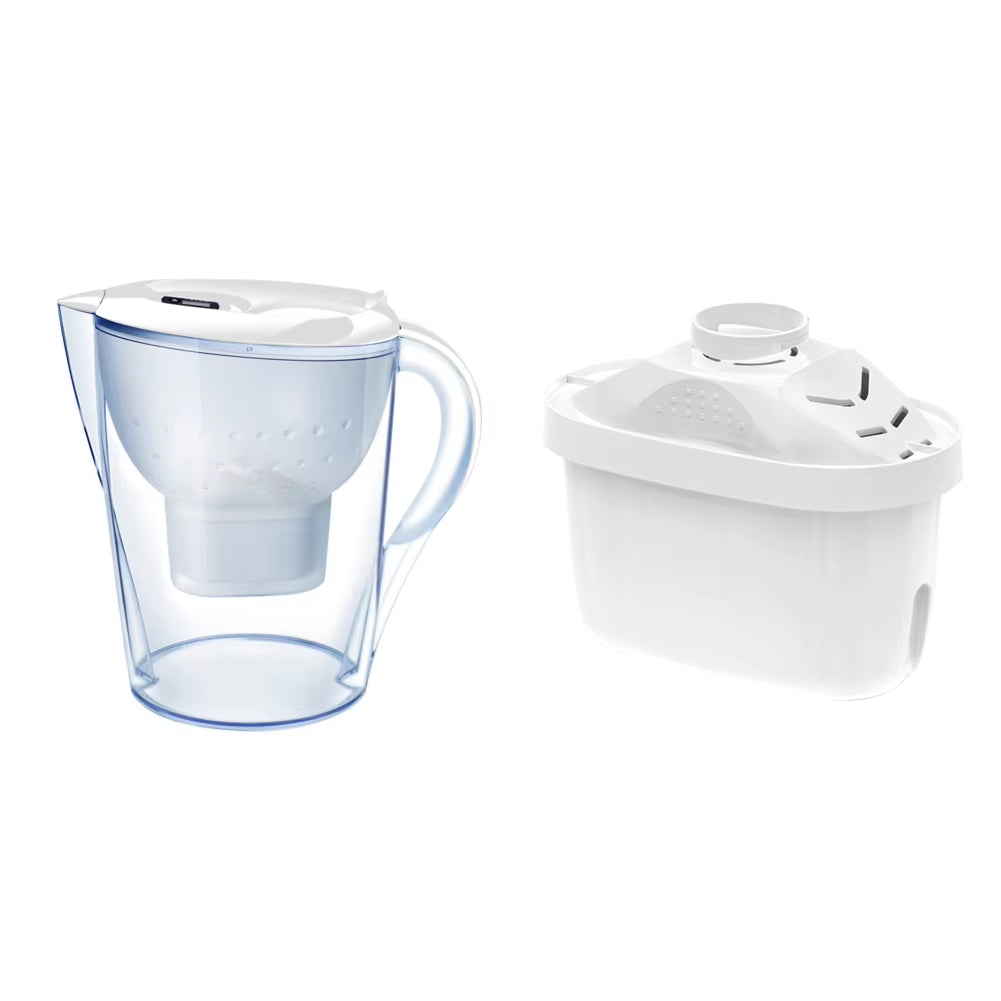 3.5L Activated Carbon Water Filter System with Replacement Cartridges for Household Use