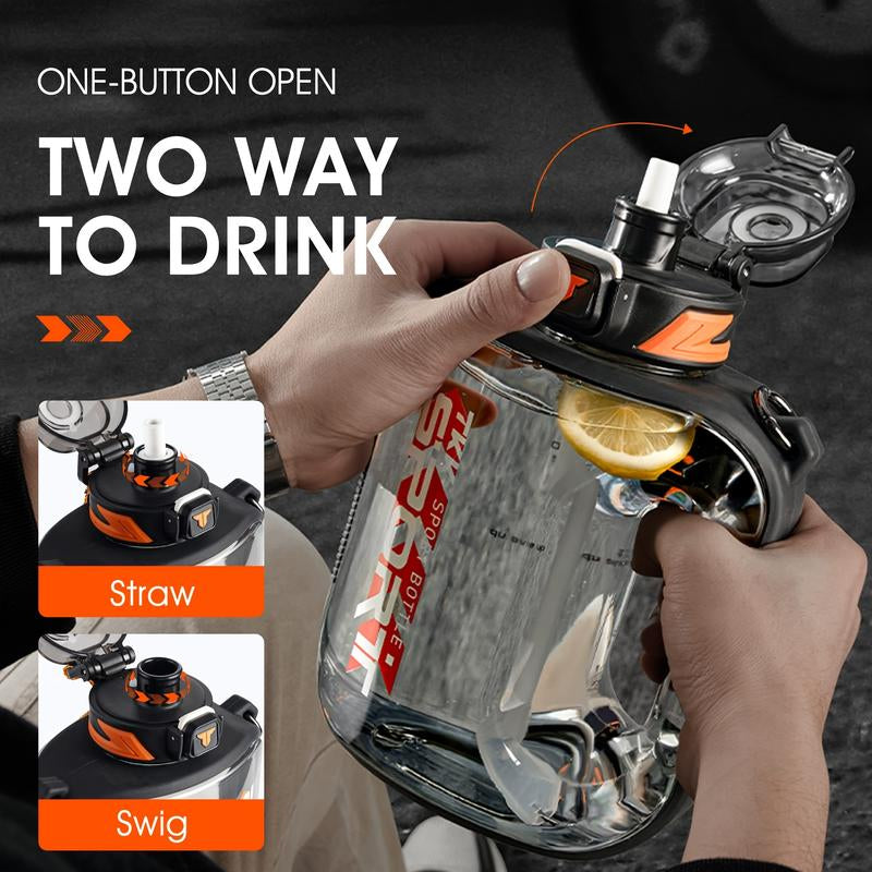 Stay Hydrated in Style! 💧 Check out this TKK TRITAN Sports Water Bottle - 1.1/1.6/2.1L of Leak-Proof Fun for Your Outdoor Adventures! Perfect for Fitness Lovers & BPA Free! 🏋️‍♂️🥤