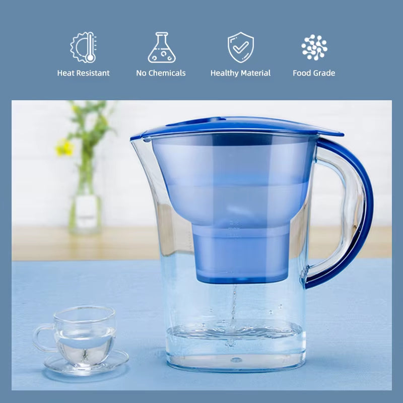 Household Activated Carbon Water Purifier - Portable Tap Water Filter for Kitchen Use
