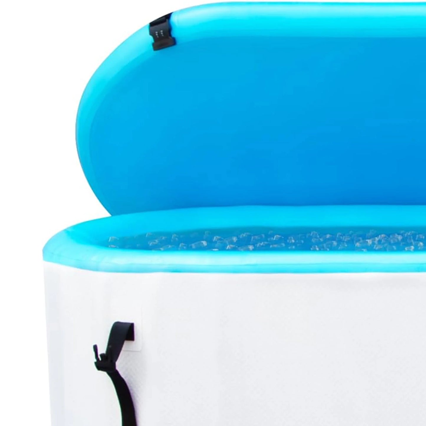 Solstice Plunge 100 Gallon Inflatable Insulated Ice Bath Tub, White