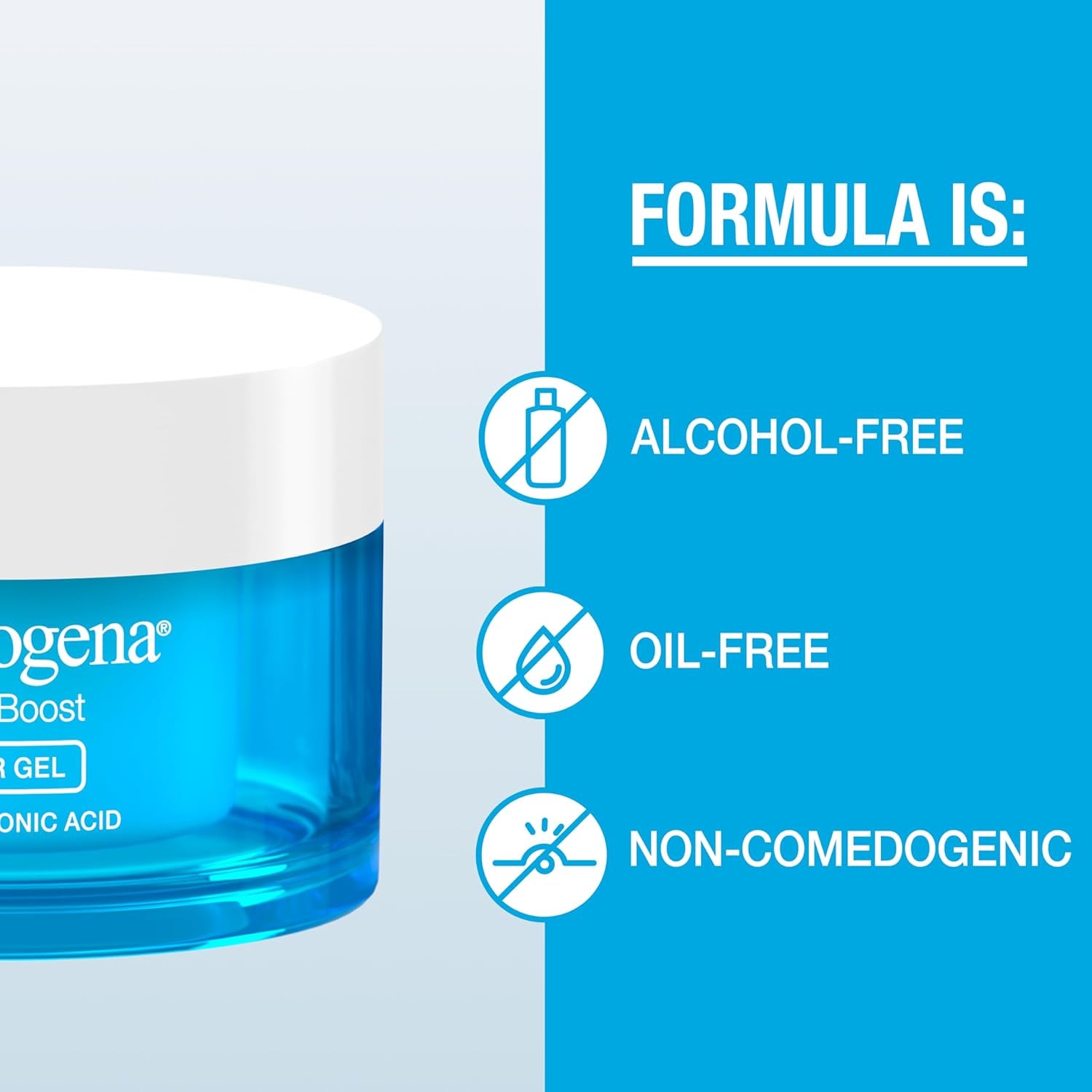 Neutrogena Hydro Boost Water Gel Daily Facial Moisturizer with Hyaluronic Acid, 1.7 Fl. Oz, Hydro Boost Hydrating Facial Cleansing Gel with Hyaluronic Acid, 2 Oz, Travel Size