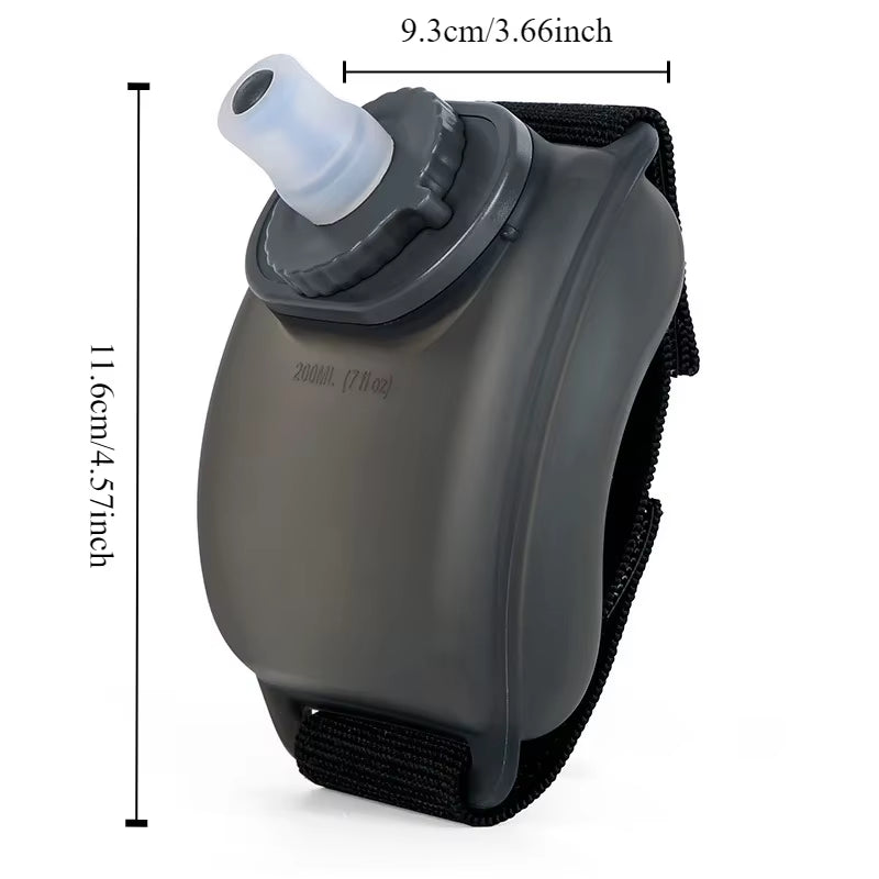 Stay Hydrated on the Go with Our Cool Sports Wrist Water Bottle! Perfect for Cycles, Climbs, and Marathons! 🚴‍♂️🥤 #HydrationGoals #AdventureAwaits