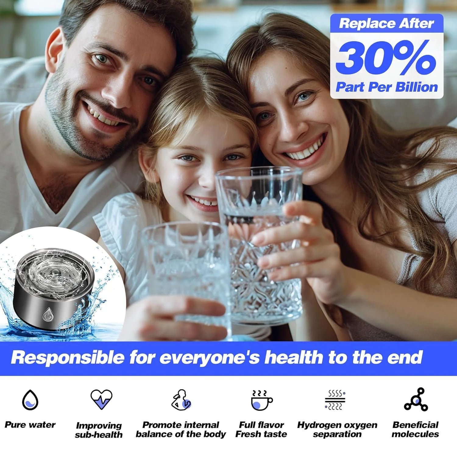 Gcvioh Hydrogen Water Bottle Generator