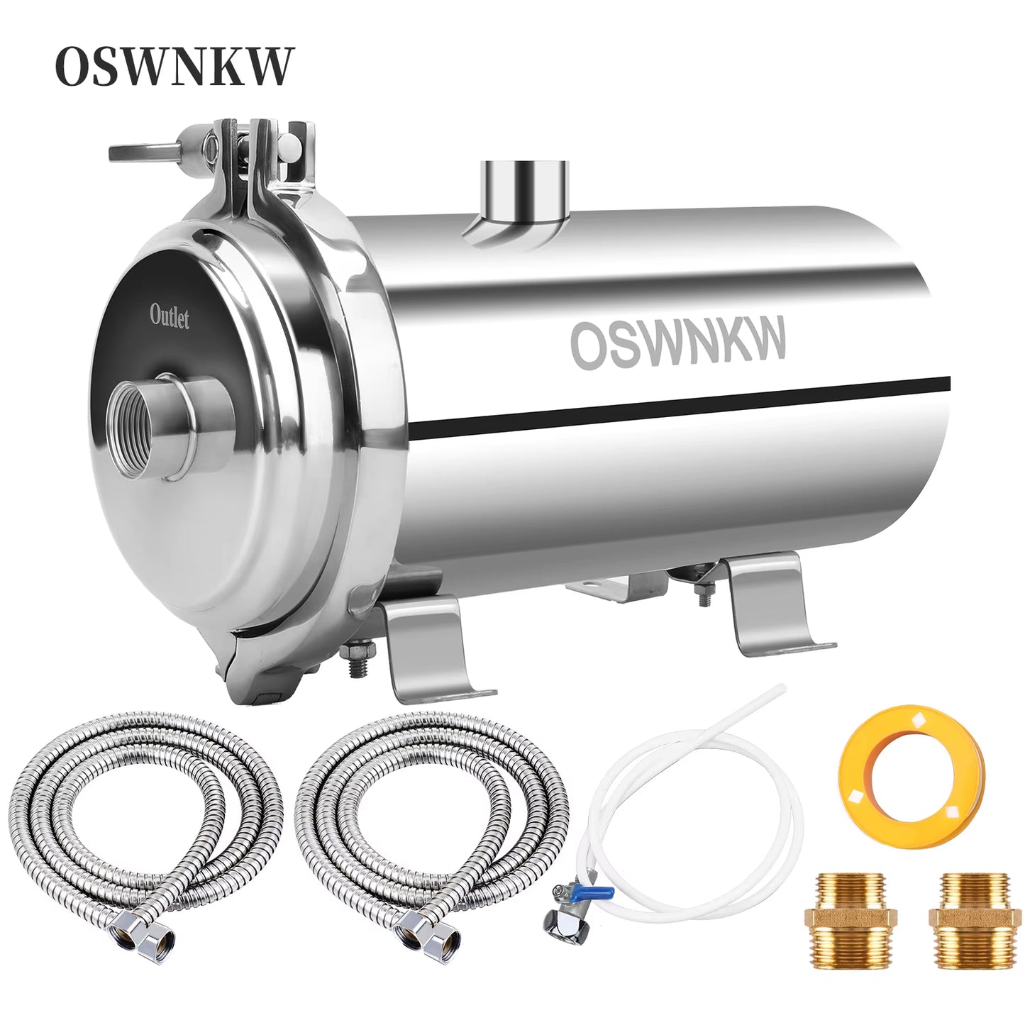 Large Capacity PVDF Whole House Ultrafiltration Water Purifier with 0.01µm Pre-Filter and 5-Year SUS304 Service Life