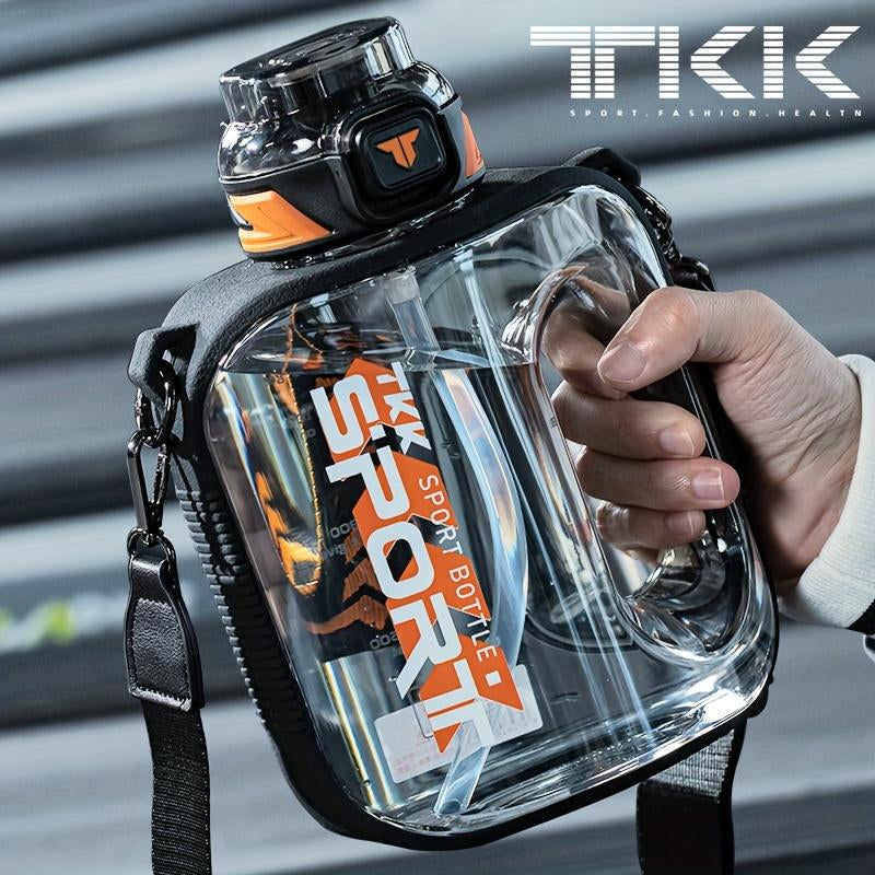 Stay Hydrated in Style! 💧 Check out this TKK TRITAN Sports Water Bottle - 1.1/1.6/2.1L of Leak-Proof Fun for Your Outdoor Adventures! Perfect for Fitness Lovers & BPA Free! 🏋️‍♂️🥤