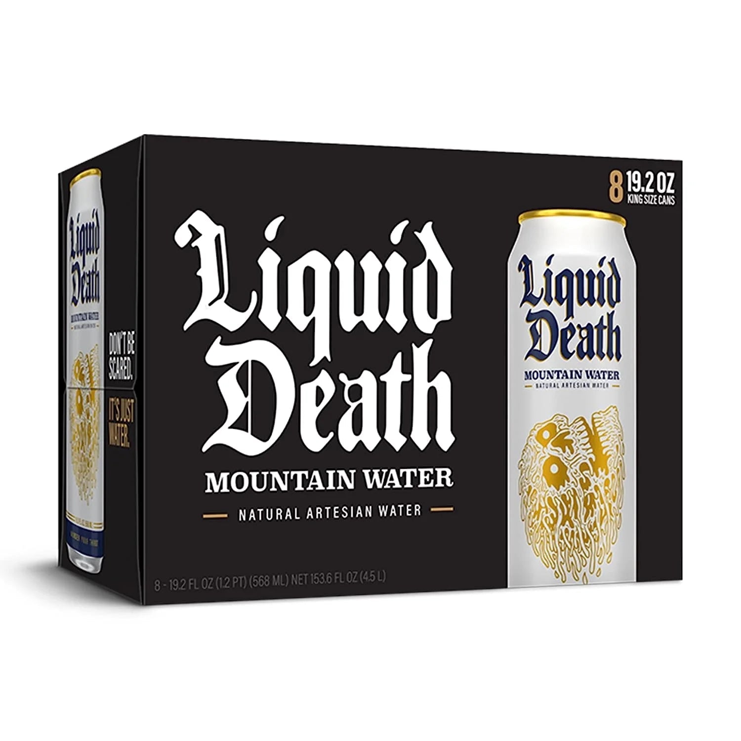 Mountain Water King Size Cans, 19.2 Oz (8-Pack)