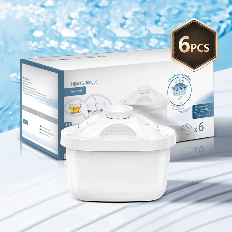 Household Activated Carbon Water Purifier - Portable Tap Water Filter for Kitchen Use