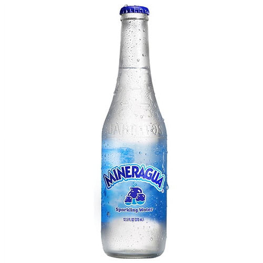 Jarritos Mineragua Sparkling Water, 12.5 Fl Oz Glass Bottles, 12 Pack