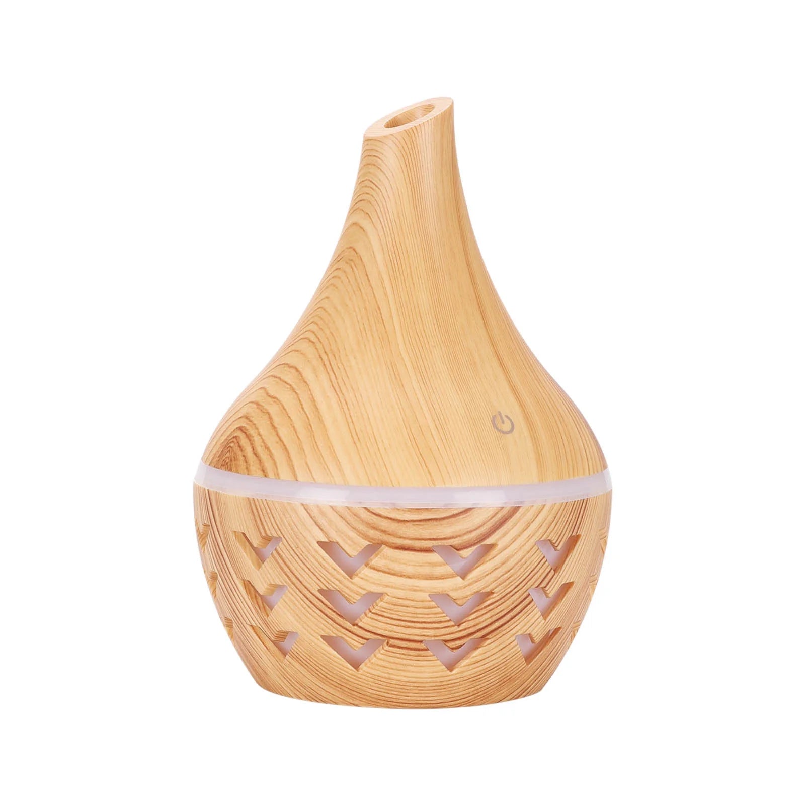 Jilgteok Wood Grain Essential Oil Diffuser Humidifier for Home Decor Indoor and Outdoor