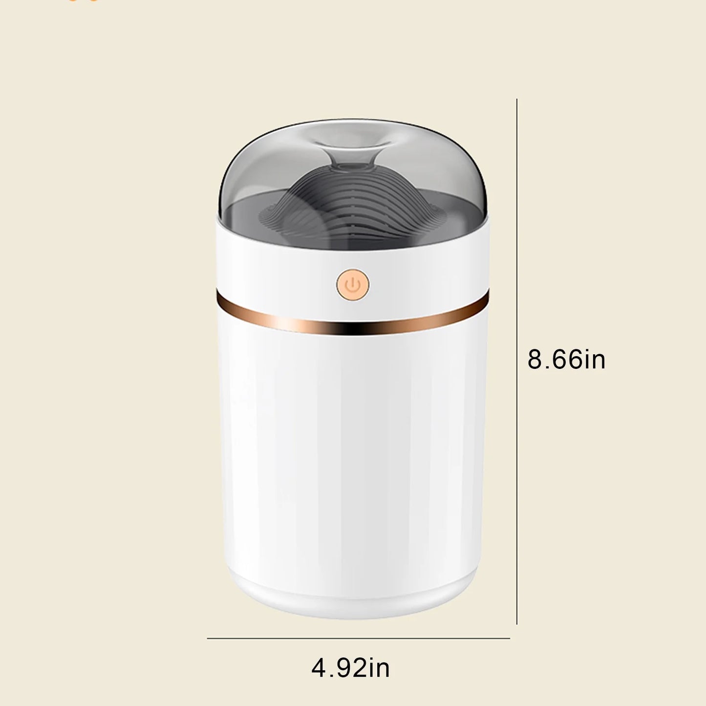 Wovilon Humidifiers for Bedroom Smart Thermostatic Humidifier {1.5L Water Tank}. Quiet Humidifier for Bedrooms and Large Rooms - Colorful Color-Changing Ambient Light, Whole House Humidifier